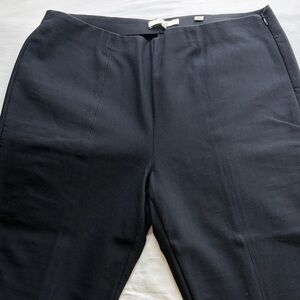 Vince Navy Side Zip Crop Leggings